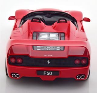 Ferrari F50 Cabrio rot 1995 KK-Scale 1:18 Metallmodell (Türen, Motorhaube... nicht zu öffnen!)
