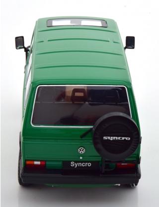 VW T3 Syncro Jagdwagen 1987 grün KK-Scale 1:18 Metallmodell (Türen, Motorhaube... nicht zu öffnen!)
