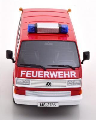 VW T3 Syncro Feuerwehr Münster 1987 KK-Scale 1:18 Metallmodell (Türen, Motorhaube... nicht zu öffnen!)
