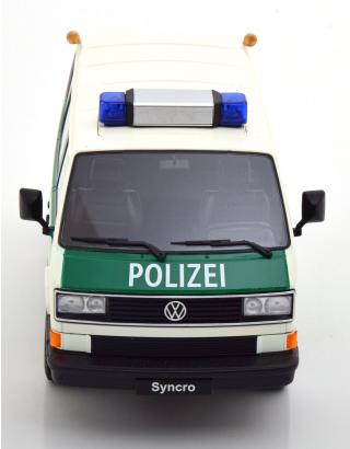 VW T3 Syncro Polizei 1987 KK-Scale 1:18 Metallmodell (Türen, Motorhaube... nicht zu öffnen!)