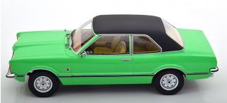 Ford Taunus Limousine 1971 mit Vinyldach (eckige Scheinwerfer) hellgrün/mattschwarz KK-Scale 1:18 Metallmodell (Türen, Motorhaube... nicht zu öffnen!)