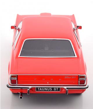 Ford Taunus GT Limousine 1971  hellrot KK-Scale 1:18 Metallmodell (Türen, Motorhaube... nicht zu öffnen!)