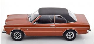 Ford Taunus GXL Limousine mit Vinyldach 1971  braunmetallic/mattschwarz KK-Scale 1:18 Metallmodell (Türen, Motorhaube... nicht zu öffnen!)
