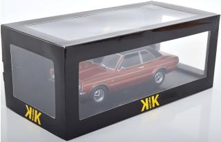 Ford Taunus GXL Limousine mit Vinyldach 1971  braunmetallic/mattschwarz KK-Scale 1:18 Metallmodell (Türen, Motorhaube... nicht zu öffnen!)