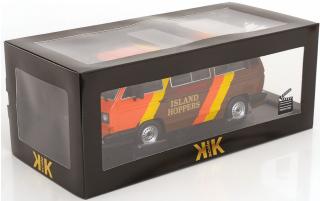 VW Vanagon GL T3 \"Island Hoppers\" TV-Serie Magnum braun/orange/gelb KK-Scale 1:18 (Auto nicht enthalten)