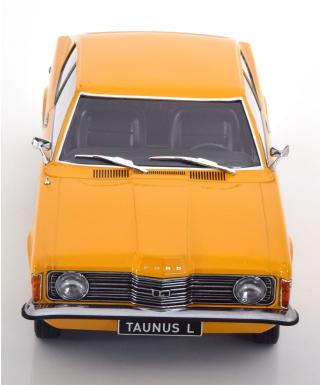 Ford Taunus L Coupe 1971 ocker (runde Scheinwerfer) KK-Scale 1:18 Metallmodell (Türen, Motorhaube... nicht zu öffnen!)