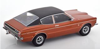 Ford Taunus GXL Coupe 1971 mit Vinyldach  braunmetallic/mattschwarz KK-Scale 1:18 Metallmodell (Türen, Motorhaube... nicht zu öffnen!)