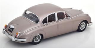 Jaguar MK II 3.8 LHD 1959 pearl-silber KK-Scale 1:18 Metallmodell (Türen, Motorhaube... nicht zu öffnen!)