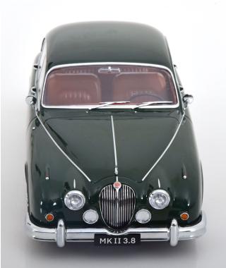 Jaguar MK II 3.8 LHD 1959 dunkelgrün KK-Scale 1:18 Metallmodell (Türen, Motorhaube... nicht zu öffnen!)