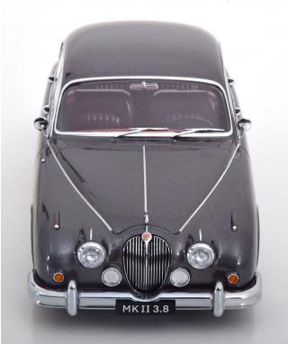 Jaguar MK II 3.8 LHD 1959 dunkelgrau-metallic KK-Scale 1:18 Metallmodell (Türen, Motorhaube... nicht zu öffnen!)