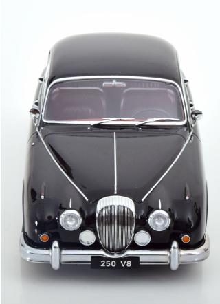 Daimler 250 V6 1962 LHD schwarz (Interieur dunkelrot) KK-Scale 1:18 Metallmodell (Türen, Motorhaube... nicht zu öffnen!)