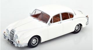 Daimler 250 V6 1962 LHD weiß (Interieur braun) KK-Scale 1:18 Metallmodell (Türen, Motorhaube... nicht zu öffnen!)