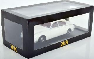 Daimler 250 V6 1962 LHD weiß (Interieur braun) KK-Scale 1:18 Metallmodell (Türen, Motorhaube... nicht zu öffnen!)