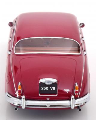 Daimler 250 V6 1962 LHD rot (Interieur braun) KK-Scale 1:18 Metallmodell (Türen, Motorhaube... nicht zu öffnen!)