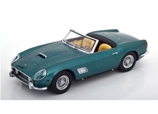 Ferrari 250 GT California Spyder 1960 grünmetallic/silber KK-Scale 1:18 Metallmodell (Türen, Motorhaube... nicht zu öffnen!)