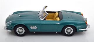 Ferrari 250 GT California Spyder 1960 grünmetallic/silber KK-Scale 1:18 Metallmodell (Türen, Motorhaube... nicht zu öffnen!)