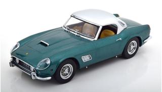 Ferrari 250 GT California Spyder 1960 grünmetallic/silber KK-Scale 1:18 Metallmodell (Türen, Motorhaube... nicht zu öffnen!)