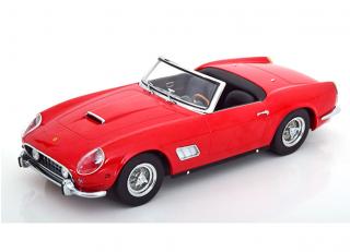 Ferrari 250 GT California Spyder 1960 Europa-Version  rot/schwarz KK-Scale 1:18 Metallmodell (Türen, Motorhaube... nicht zu öffnen!)