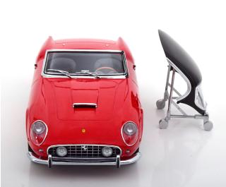 Ferrari 250 GT California Spyder 1960 Europa-Version  rot/schwarz KK-Scale 1:18 Metallmodell (Türen, Motorhaube... nicht zu öffnen!)