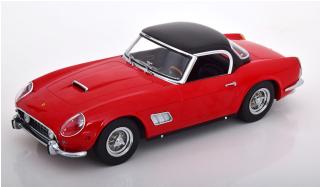 Ferrari 250 GT California Spyder 1960 Europa-Version  rot/schwarz KK-Scale 1:18 Metallmodell (Türen, Motorhaube... nicht zu öffnen!)