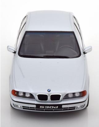 BMW 530d E39 Limousine 1995 silber   KK-Scale 1:18 Metallmodell (Türen, Motorhaube... nicht zu öffnen!)