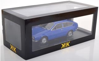 Alfa Romeo Alfetta 2000 GTV 1976  blau KK-Scale 1:18 Metallmodell (Türen, Motorhaube... nicht zu öffnen!)