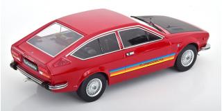 Alfa Romeo 2000 GTV Turbodelta 1979  rot/mattschwarz KK-Scale 1:18 Metallmodell (Türen, Motorhaube... nicht zu öffnen!)