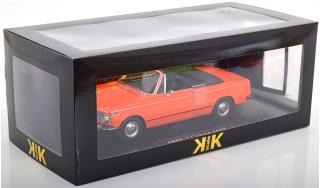 BMW 1600-2 Cabrio 1968  orange KK-Scale 1:18 Metallmodell (Türen, Motorhaube... nicht zu öffnen!)