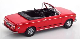 BMW 2002 Cabrio 1968  rot KK-Scale 1:18 Metallmodell (Türen, Motorhaube... nicht zu öffnen!)