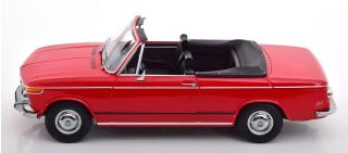 BMW 2002 Cabrio 1968  rot KK-Scale 1:18 Metallmodell (Türen, Motorhaube... nicht zu öffnen!)