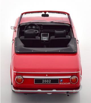 BMW 2002 Cabrio 1968  rot KK-Scale 1:18 Metallmodell (Türen, Motorhaube... nicht zu öffnen!)