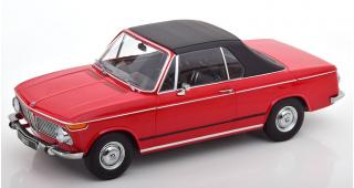 BMW 2002 Cabrio 1968  rot KK-Scale 1:18 Metallmodell (Türen, Motorhaube... nicht zu öffnen!)