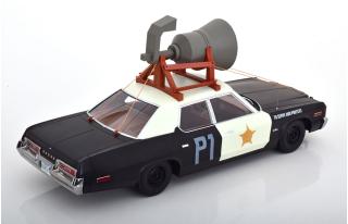 Dodge Monaco 1974 Bluesmobile look a like  mit Lautsprecher KK-Scale 1:18 Metallmodell (Türen, Motorhaube... nicht zu öffnen!)