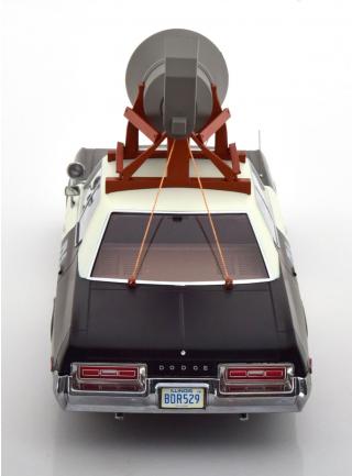 Dodge Monaco 1974 Bluesmobile look a like  mit Lautsprecher KK-Scale 1:18 Metallmodell (Türen, Motorhaube... nicht zu öffnen!)