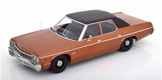 Dodge Monaco 1974 mit Vinyldach  braunmetallic/schwarz KK-Scale 1:18 Metallmodell (Türen, Motorhaube... nicht zu öffnen!)
