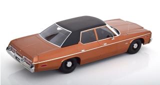 Dodge Monaco 1974 mit Vinyldach  braunmetallic/schwarz KK-Scale 1:18 Metallmodell (Türen, Motorhaube... nicht zu öffnen!)