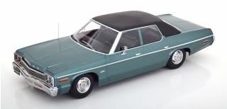 Dodge Monaco 1974 mit Vinyldach  grünmetallic/schwarz KK-Scale 1:18 Metallmodell (Türen, Motorhaube... nicht zu öffnen!)