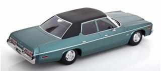 Dodge Monaco 1974 mit Vinyldach  grünmetallic/schwarz KK-Scale 1:18 Metallmodell (Türen, Motorhaube... nicht zu öffnen!)