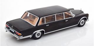 Mercedes 600 LWB W100 Pullman 1964 schwarz KK-Scale 1:18 Metallmodell (Türen, Motorhaube... nicht zu öffnen!)