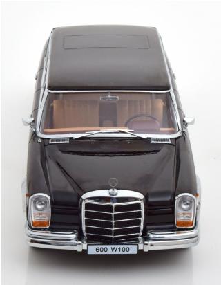 Mercedes 600 LWB W100 Pullman 1964 schwarz KK-Scale 1:18 Metallmodell (Türen, Motorhaube... nicht zu öffnen!)