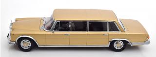 Mercedes 600 LWB W100 Pullman 1964 goldmetallic  KK-Scale 1:18 Metallmodell (Türen, Motorhaube... nicht zu öffnen!)