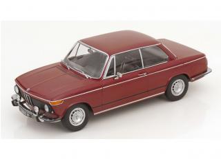 BMW L2002 tii 2.Serie 1974 dunkelrot-metallic KK-Scale 1:18 Metallmodell (Türen, Motorhaube... nicht zu öffnen!)