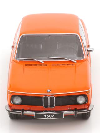 BMW 1502 2.Serie 1974 orange KK-Scale 1:18 Metallmodell (Türen, Motorhaube... nicht zu öffnen!)