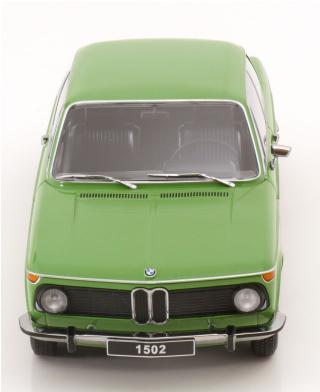 BMW 1502 2.Serie 1974 grün KK-Scale 1:18 Metallmodell (Türen, Motorhaube... nicht zu öffnen!)