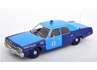 Dodge Monaco 1974 Massachusetts State Police KK-Scale 1:18 Metallmodell (Türen, Motorhaube... nicht zu öffnen!)