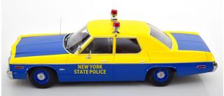 Dodge Monaco New York State Police 1974  gelb/blau KK-Scale 1:18 Metallmodell (Türen, Motorhaube... nicht zu öffnen!)
