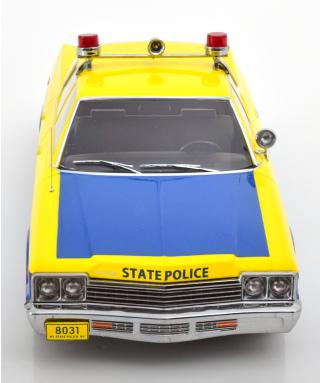 Dodge Monaco New York State Police 1974  gelb/blau KK-Scale 1:18 Metallmodell (Türen, Motorhaube... nicht zu öffnen!)