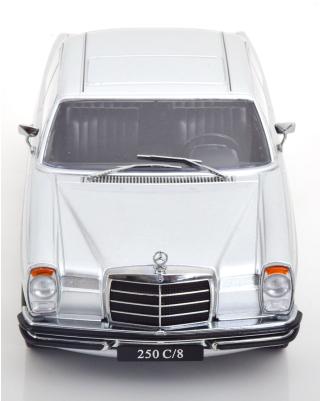 Mercedes 250/8 W114 Coupe 1969 silber KK-Scale 1:18 Metallmodell (Türen, Motorhaube... nicht zu öffnen!)