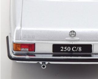 Mercedes 250/8 W114 Coupe 1969 silber KK-Scale 1:18 Metallmodell (Türen, Motorhaube... nicht zu öffnen!)