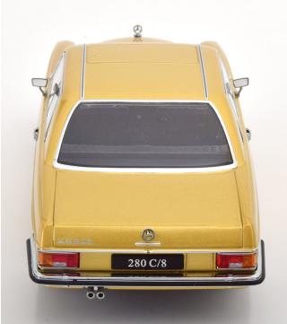 Mercedes 280/8 W114 Coupe 1969 goldmetallic KK-Scale 1:18 Metallmodell (Türen, Motorhaube... nicht zu öffnen!)